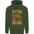 In Love With Mary Jane Funny Weed Childrens Kids Hoodie Forest Green