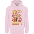 In Love With Mary Jane Funny Weed Childrens Kids Hoodie Light Pink