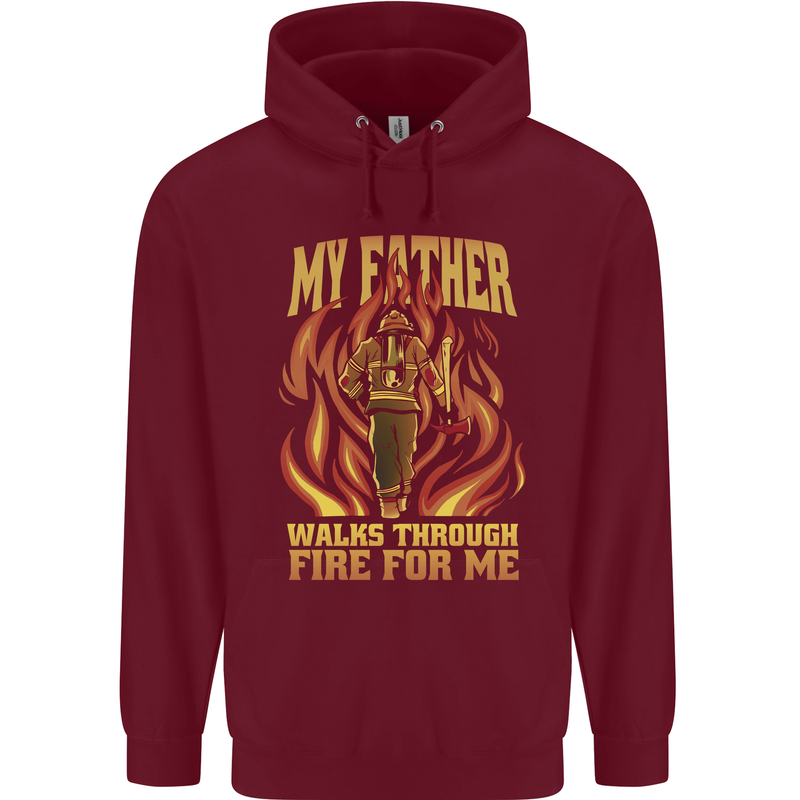 In Love With Mary Jane Funny Weed Childrens Kids Hoodie Maroon