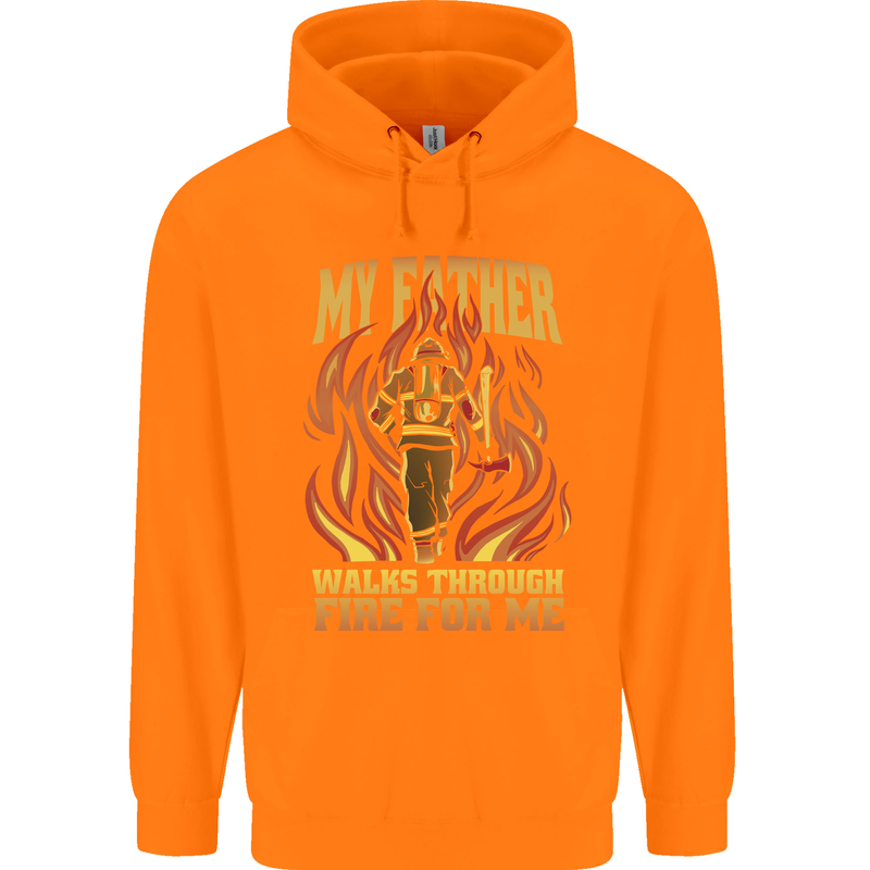 In Love With Mary Jane Funny Weed Childrens Kids Hoodie Orange