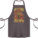 In Love With Mary Jane Funny Weed Cotton Apron 100% Organic Dark Grey