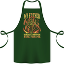 In Love With Mary Jane Funny Weed Cotton Apron 100% Organic Forest Green