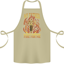 In Love With Mary Jane Funny Weed Cotton Apron 100% Organic Khaki