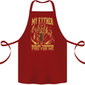 In Love With Mary Jane Funny Weed Cotton Apron 100% Organic Maroon