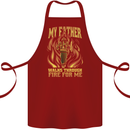 In Love With Mary Jane Funny Weed Cotton Apron 100% Organic Maroon