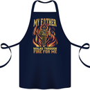 In Love With Mary Jane Funny Weed Cotton Apron 100% Organic Navy Blue