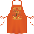 In Love With Mary Jane Funny Weed Cotton Apron 100% Organic Orange