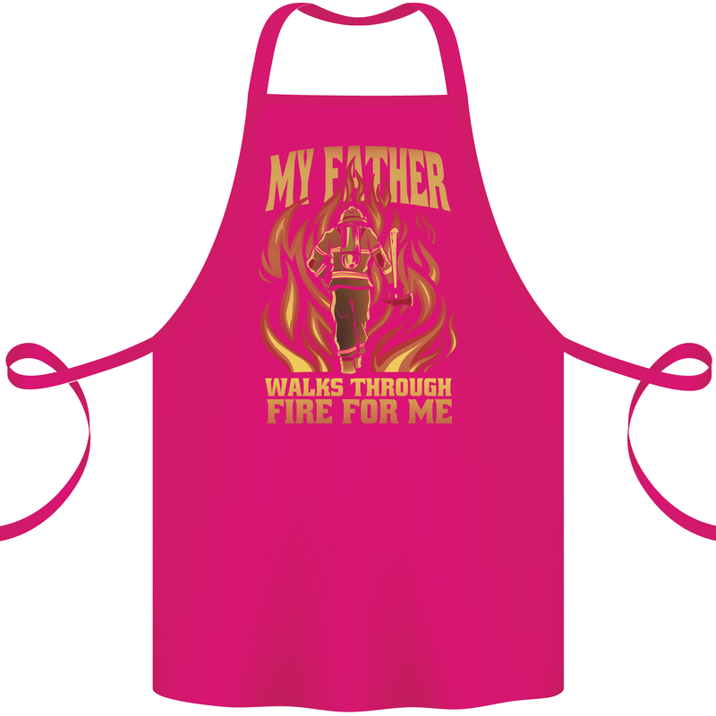 In Love With Mary Jane Funny Weed Cotton Apron 100% Organic Pink