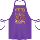 In Love With Mary Jane Funny Weed Cotton Apron 100% Organic Purple