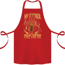 In Love With Mary Jane Funny Weed Cotton Apron 100% Organic Red