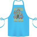In Love With Mary Jane Funny Weed Cotton Apron 100% Organic Turquoise