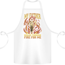 In Love With Mary Jane Funny Weed Cotton Apron 100% Organic White