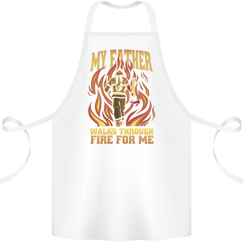 In Love With Mary Jane Funny Weed Cotton Apron 100% Organic White