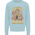 In Love With Mary Jane Funny Weed Kids Sweatshirt Jumper Light Blue