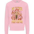 In Love With Mary Jane Funny Weed Kids Sweatshirt Jumper Light Pink