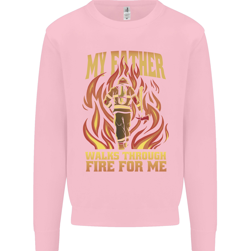 In Love With Mary Jane Funny Weed Kids Sweatshirt Jumper Light Pink