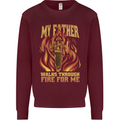 In Love With Mary Jane Funny Weed Kids Sweatshirt Jumper Maroon