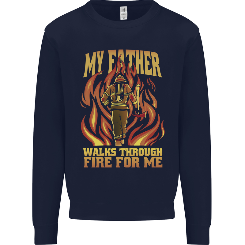 In Love With Mary Jane Funny Weed Kids Sweatshirt Jumper Navy Blue