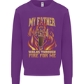 In Love With Mary Jane Funny Weed Kids Sweatshirt Jumper Purple