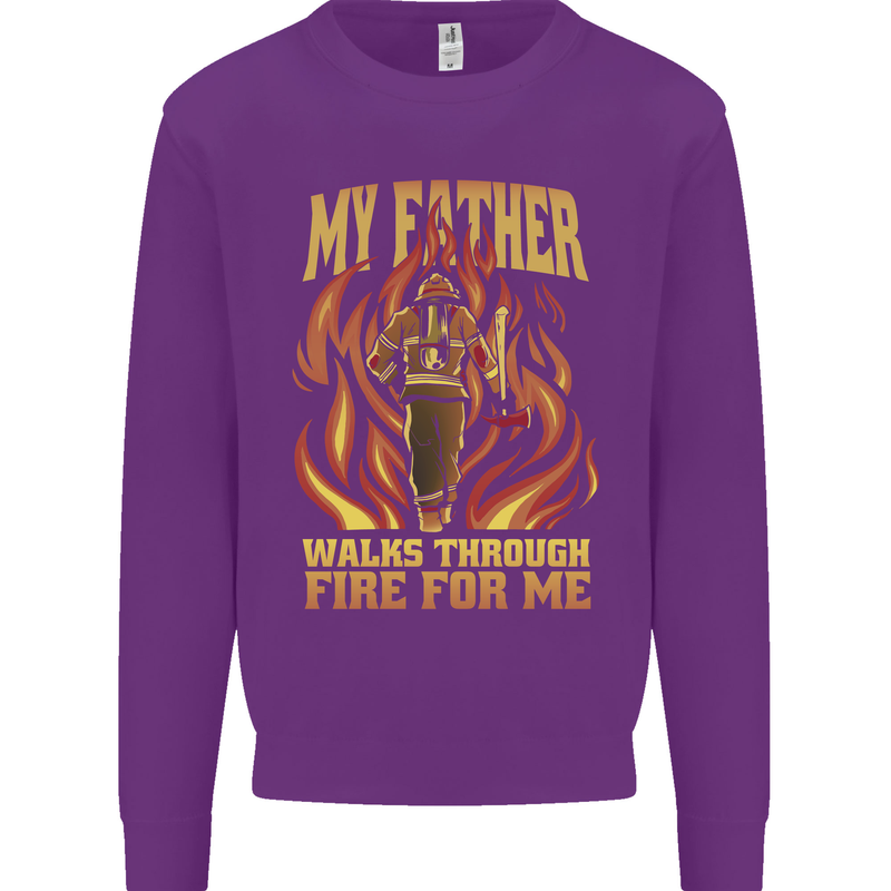 In Love With Mary Jane Funny Weed Kids Sweatshirt Jumper Purple