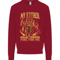 In Love With Mary Jane Funny Weed Kids Sweatshirt Jumper Red