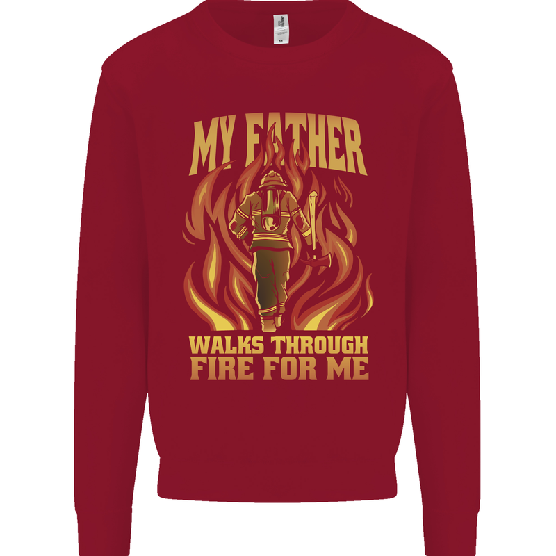 In Love With Mary Jane Funny Weed Kids Sweatshirt Jumper Red