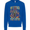 In Love With Mary Jane Funny Weed Kids Sweatshirt Jumper Royal Blue