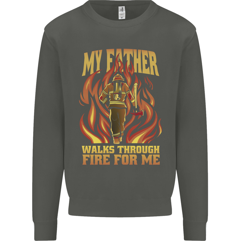 In Love With Mary Jane Funny Weed Kids Sweatshirt Jumper Storm Grey