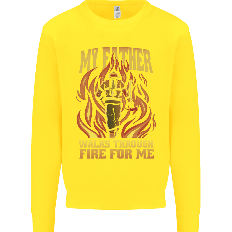 In Love With Mary Jane Funny Weed Kids Sweatshirt Jumper Yellow