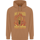 In Love With Mary Jane Funny Weed Mens 80% Cotton Hoodie Caramel Latte