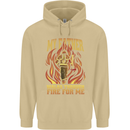 In Love With Mary Jane Funny Weed Mens 80% Cotton Hoodie Sand