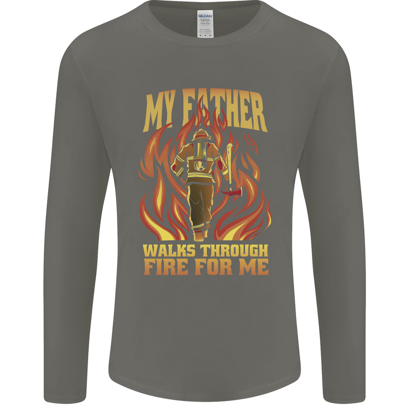 In Love With Mary Jane Funny Weed Mens Long Sleeve T-Shirt Charcoal