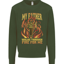 In Love With Mary Jane Funny Weed Mens Sweatshirt Jumper Forest Green