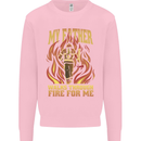 In Love With Mary Jane Funny Weed Mens Sweatshirt Jumper Light Pink