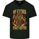 In Love With Mary Jane Funny Weed Mens V-Neck Cotton T-Shirt Black