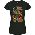 In Love With Mary Jane Funny Weed Womens Petite Cut T-Shirt Black