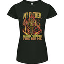 In Love With Mary Jane Funny Weed Womens Petite Cut T-Shirt Black