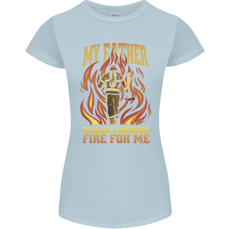 In Love With Mary Jane Funny Weed Womens Petite Cut T-Shirt Light Blue