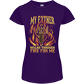 In Love With Mary Jane Funny Weed Womens Petite Cut T-Shirt Purple