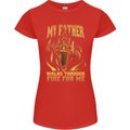 In Love With Mary Jane Funny Weed Womens Petite Cut T-Shirt Red