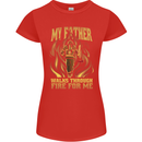In Love With Mary Jane Funny Weed Womens Petite Cut T-Shirt Red