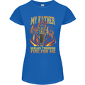 In Love With Mary Jane Funny Weed Womens Petite Cut T-Shirt Royal Blue