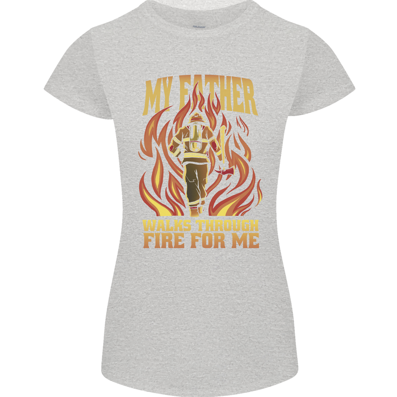 In Love With Mary Jane Funny Weed Womens Petite Cut T-Shirt Sports Grey