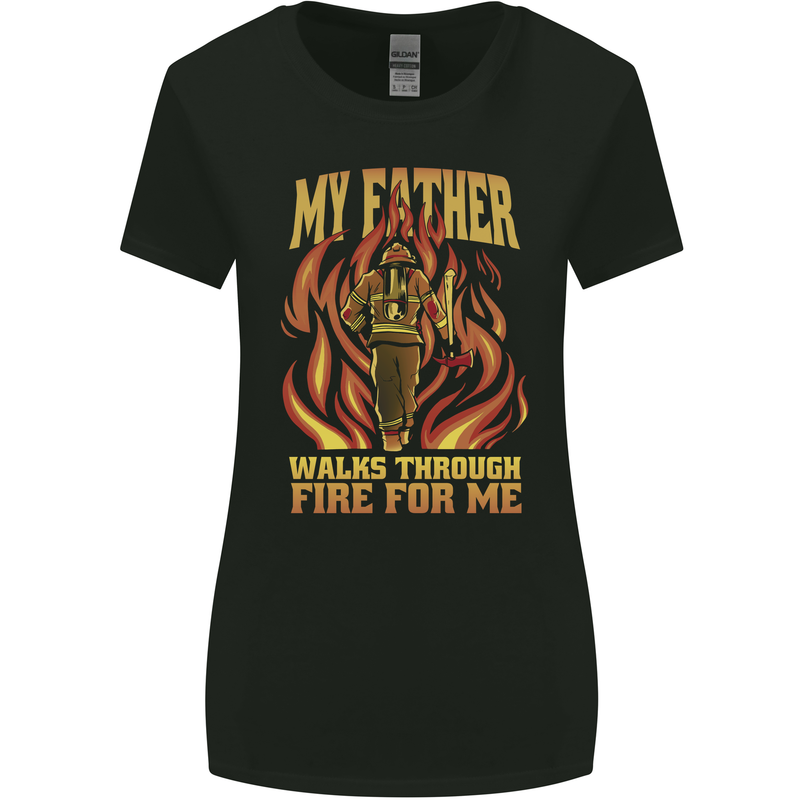 In Love With Mary Jane Funny Weed Womens Wider Cut T-Shirt Black