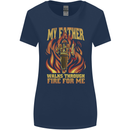 In Love With Mary Jane Funny Weed Womens Wider Cut T-Shirt Navy Blue