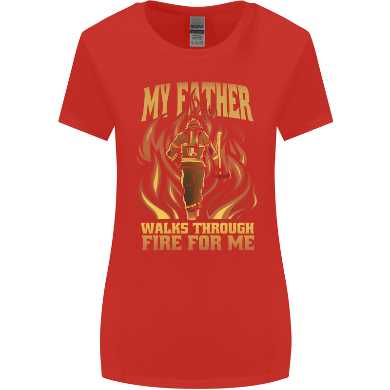 In Love With Mary Jane Funny Weed Womens Wider Cut T-Shirt Red