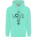 In Love With the Cross Christian Christ Childrens Kids Hoodie Peppermint