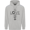 In Love With the Cross Christian Christ Childrens Kids Hoodie Sports Grey