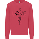 In Love With the Cross Christian Christ Kids Sweatshirt Jumper Heliconia