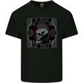 In Music We Trust Punk Rock Skull Kids T-Shirt Childrens Black